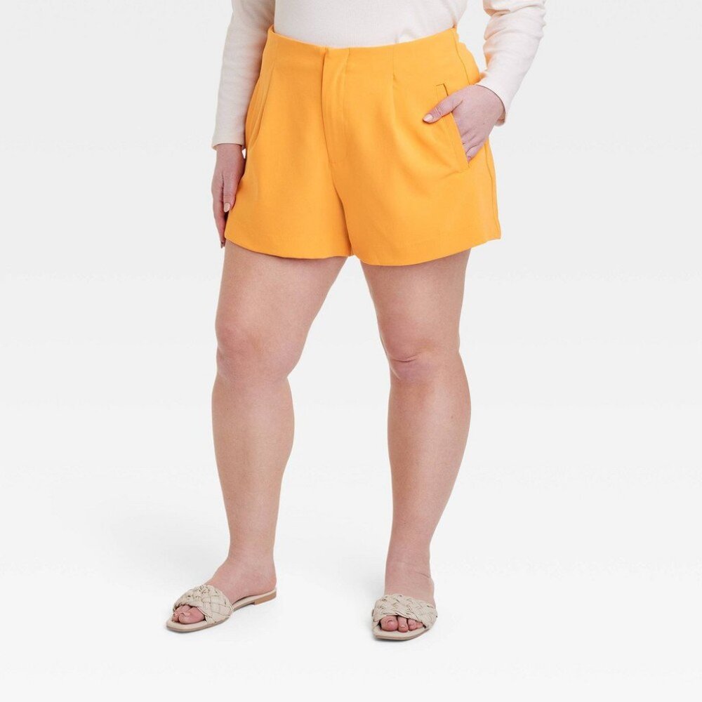 A New Day High-Rise Tailored Shorts, Size 6